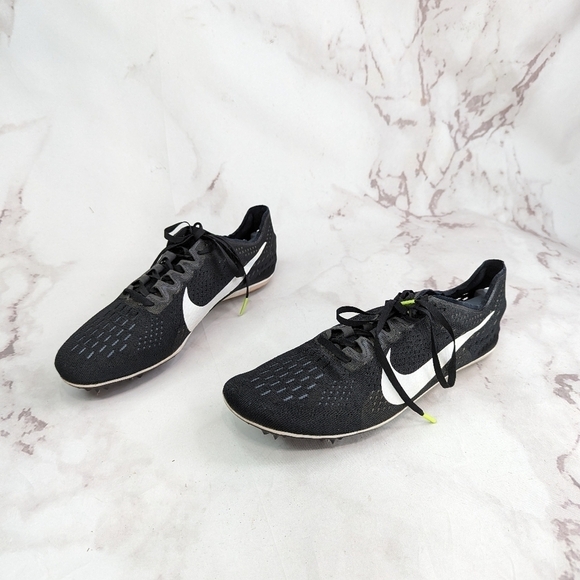 Nike Mens Size 11.5 Air Zoom Victory Tour 3 Black Cleat Track Field Shoes - Picture 5 of 10